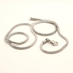 Stainless Steel Snake 1/16 Inch Wide, Sizes 18-30 Inches Chain Necklace