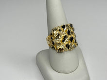 Load image into Gallery viewer, 10k Solid Yellow Gold Large Nugget Style Ring (20.5mm Width/22mm Height)
