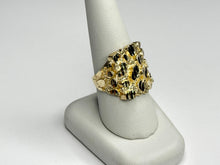 Load image into Gallery viewer, 10k Solid Yellow Gold Large Nugget Style Ring (20.5mm Width/22mm Height)
