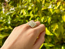 Load image into Gallery viewer, 10k Solid Yellow Gold Nugget Style Ring (19.5mm Width/19.5mm Height)
