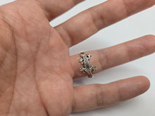 Load image into Gallery viewer, 925 Sterling Silver Plain Lizard Ring for Women 1/2 Inch (13mm) Wide

