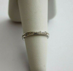 14K Solid Yellow White Rose Gold Eternity Endless Ring Band