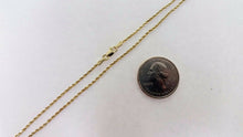 Load image into Gallery viewer, 10K Yellow Gold Solid Rope Chain
