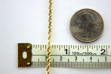 Load image into Gallery viewer, 14K Yellow Gold Hollow Rope Chain
