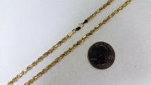 Load image into Gallery viewer, 10K Yellow Gold Solid Rope Chain
