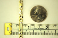 14K Yellow Gold Solid Figaro Chain
