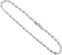 925 Sterling Silver Puffed Anchor Chain