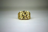 10K Yellow Gold Nugget Ring