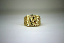 Load image into Gallery viewer, 14K Yellow Gold Nugget Ring

