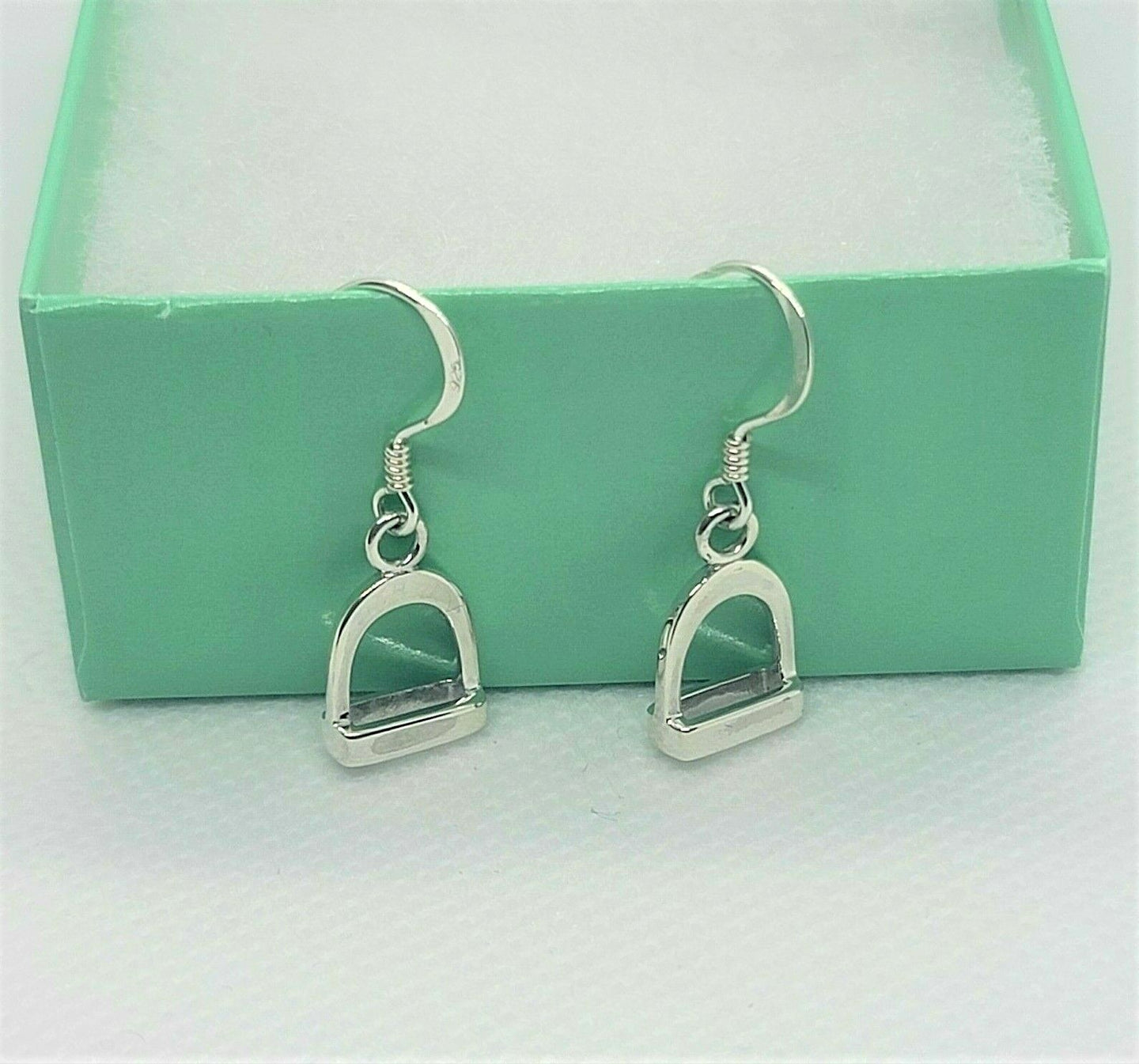 925 Sterling Silver Stirrup Earrings