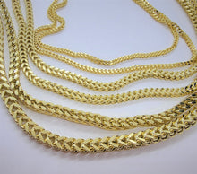 Load image into Gallery viewer, 10K Yellow Gold Hollow Franco Chain
