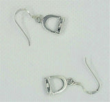 925 Sterling Silver Stirrup Earrings