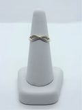 10K Yellow Gold Infinity Band Ring