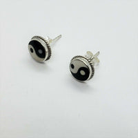925 Sterling Silver Yin and Yang Earring