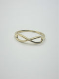 14K Yellow Gold Infinity Band Ring