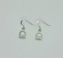 Load image into Gallery viewer, 925 Sterling Silver Stirrup Earrings
