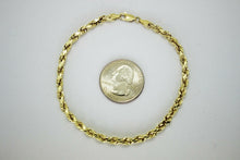 Load image into Gallery viewer, 10K Yellow Gold Solid Rope Chain
