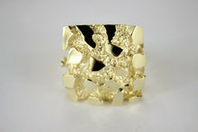 Load image into Gallery viewer, 10K Yellow Gold Extra Large Nugget Ring
