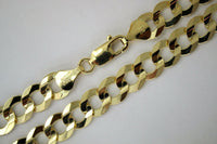 10K Yellow Gold Solid Cuban Chain