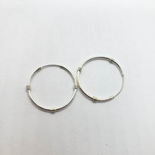 Load image into Gallery viewer, 925 Sterling Silver Bali Style Endless Hoop Tube Earrings
