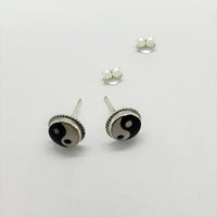 925 Sterling Silver Yin and Yang Earring