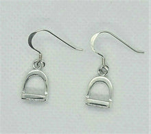 Load image into Gallery viewer, 925 Sterling Silver Stirrup Earrings
