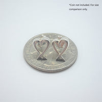 925 Sterling Silver Small Heart Earring