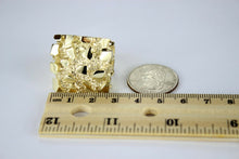 Load image into Gallery viewer, 10K Yellow Gold Extra Large Nugget Ring
