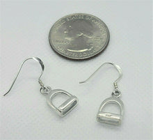 Load image into Gallery viewer, 925 Sterling Silver Stirrup Earrings
