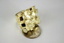 Load image into Gallery viewer, 10K Yellow Gold Extra Large Nugget Ring
