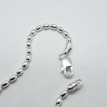 Load image into Gallery viewer, 925 Sterling Silver Oval Pallini Bead Ball Chain
